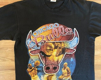 90s Chicago Bulls T-shirt Large (A3757)