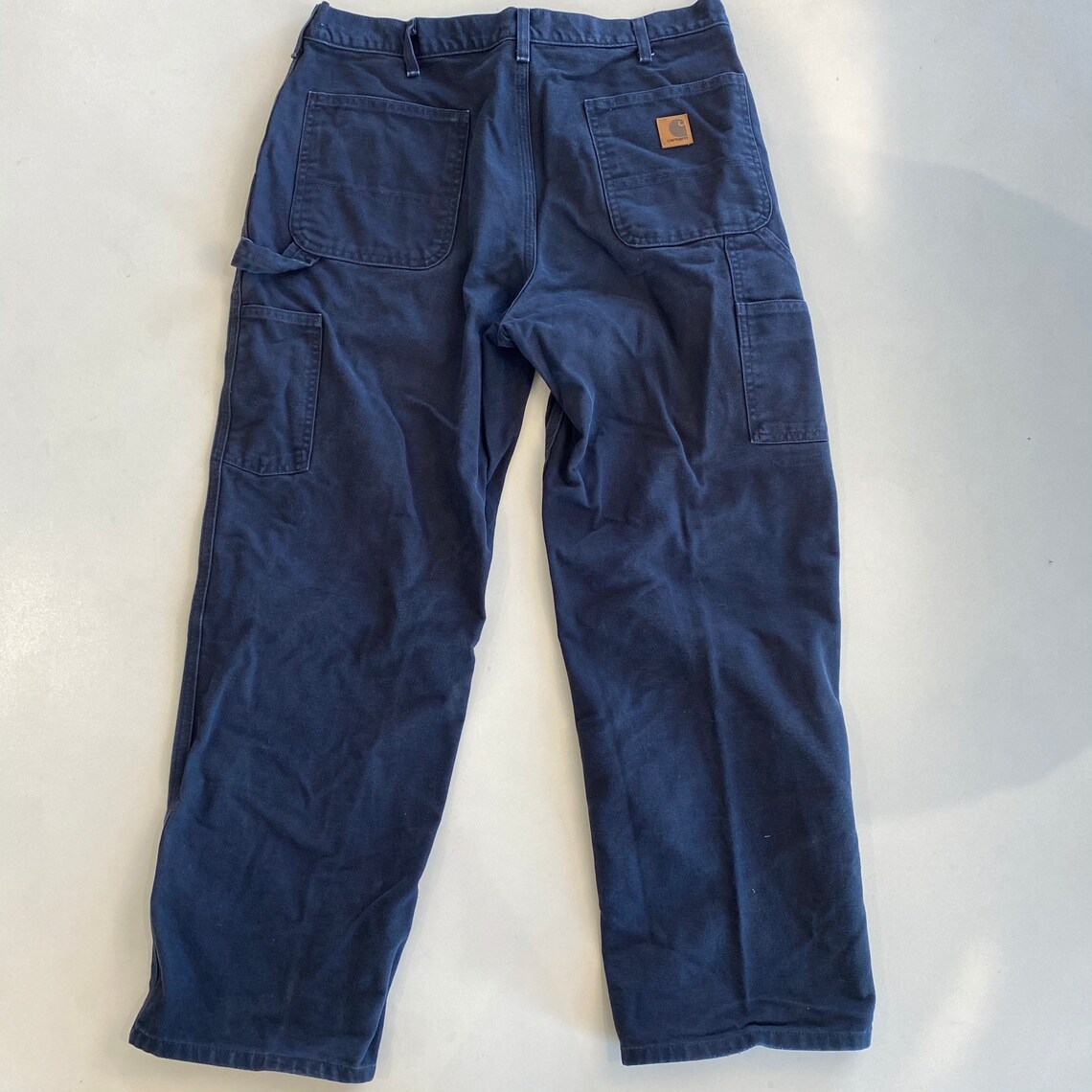 carhartt navy blue work pants