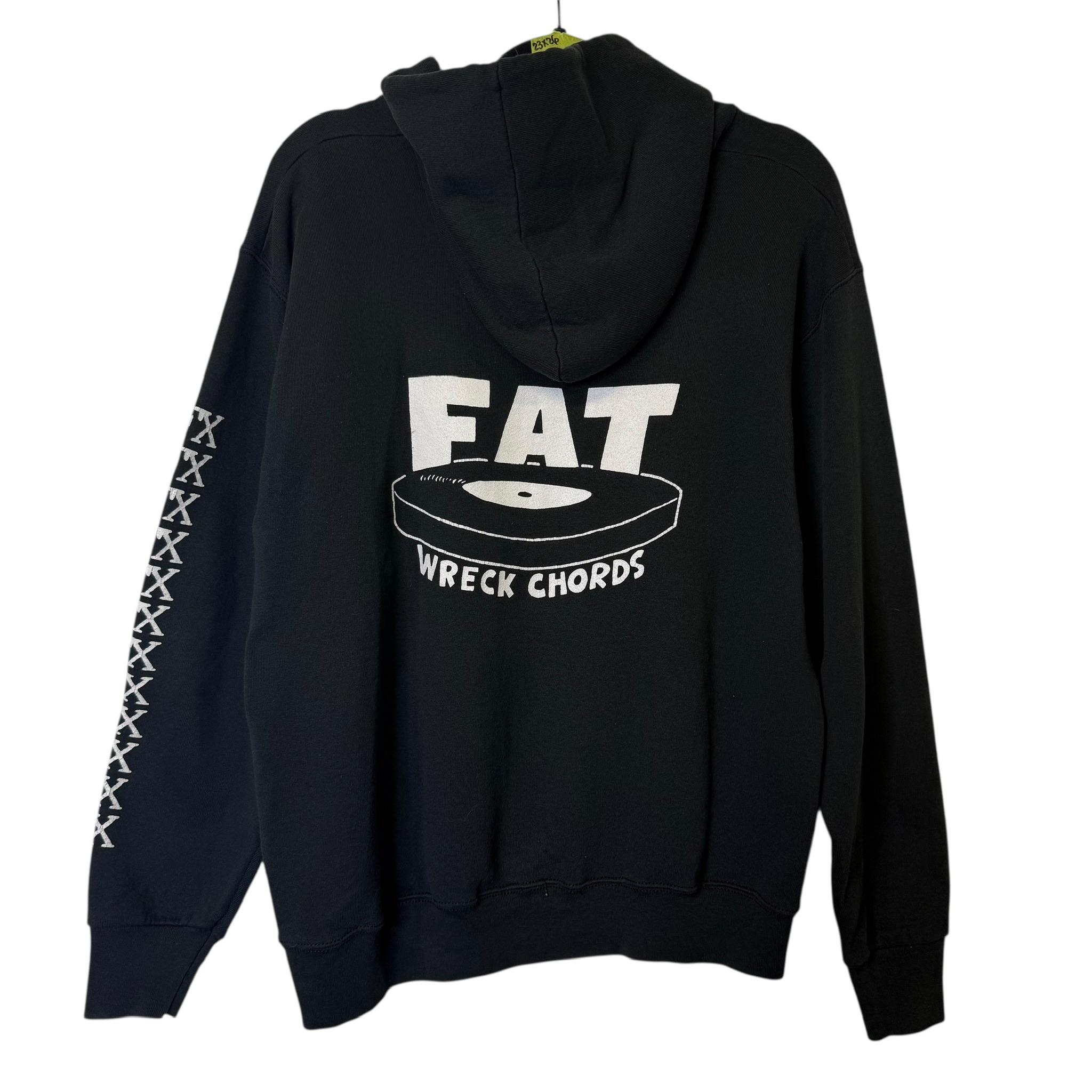 FAT　Wreck Chords パーカー　ＸＬ Vintage 90's NOFX Hoodie Sweatshirt Fat Wreck Chords Official Tour