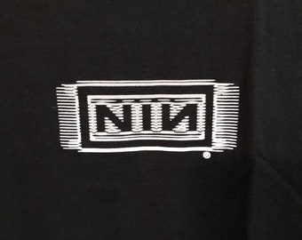 Vintage Nine inch nails box logo t-shirt 90s | 塚野製作所