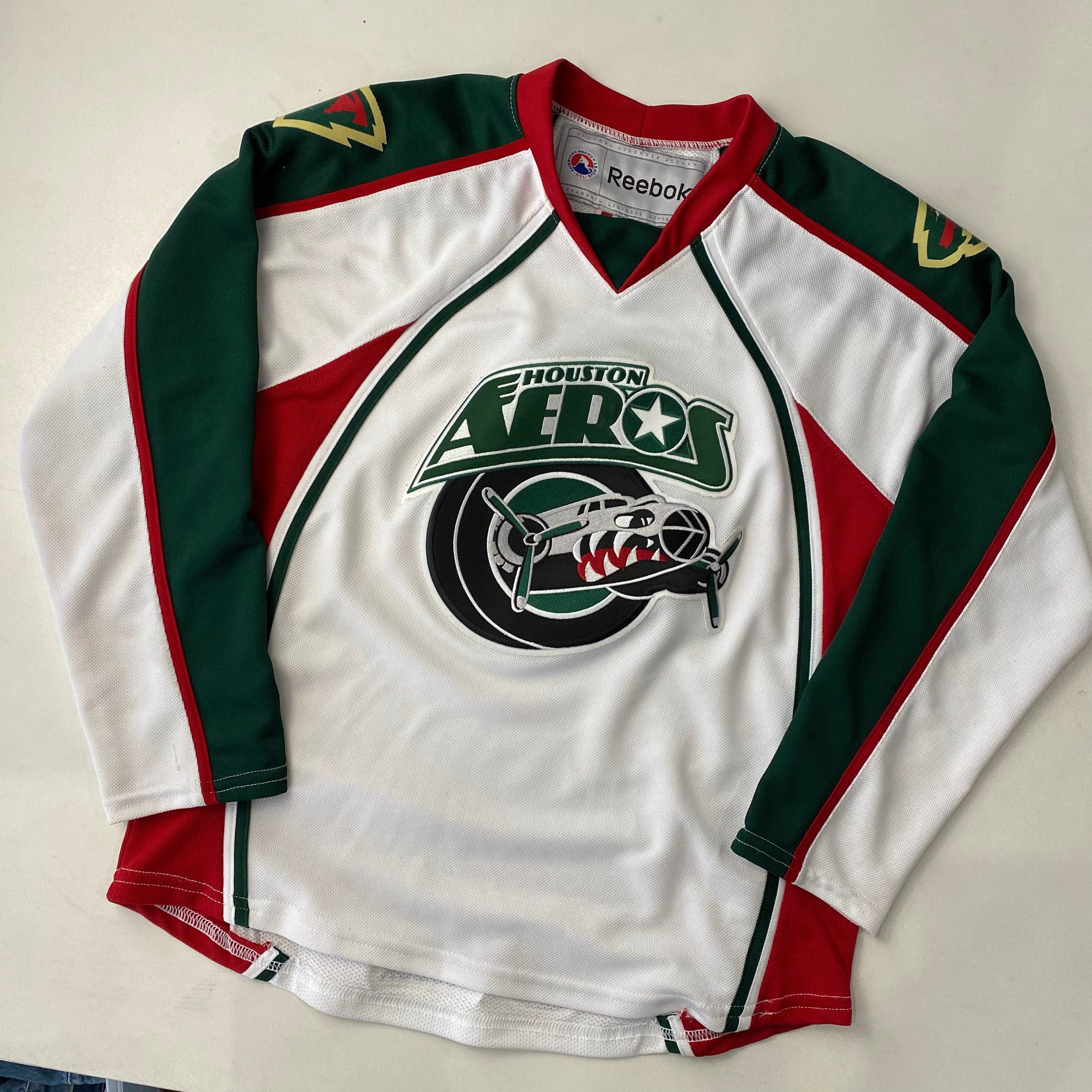 Houston Aeros Reebok Youth XL Jersey Etsy