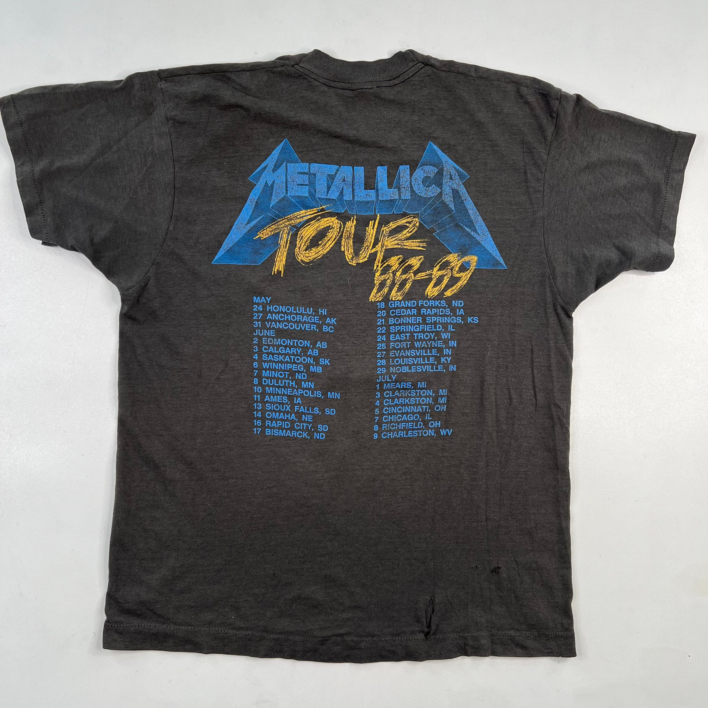 1988 Metallica Tour T-shirt Size Medium 