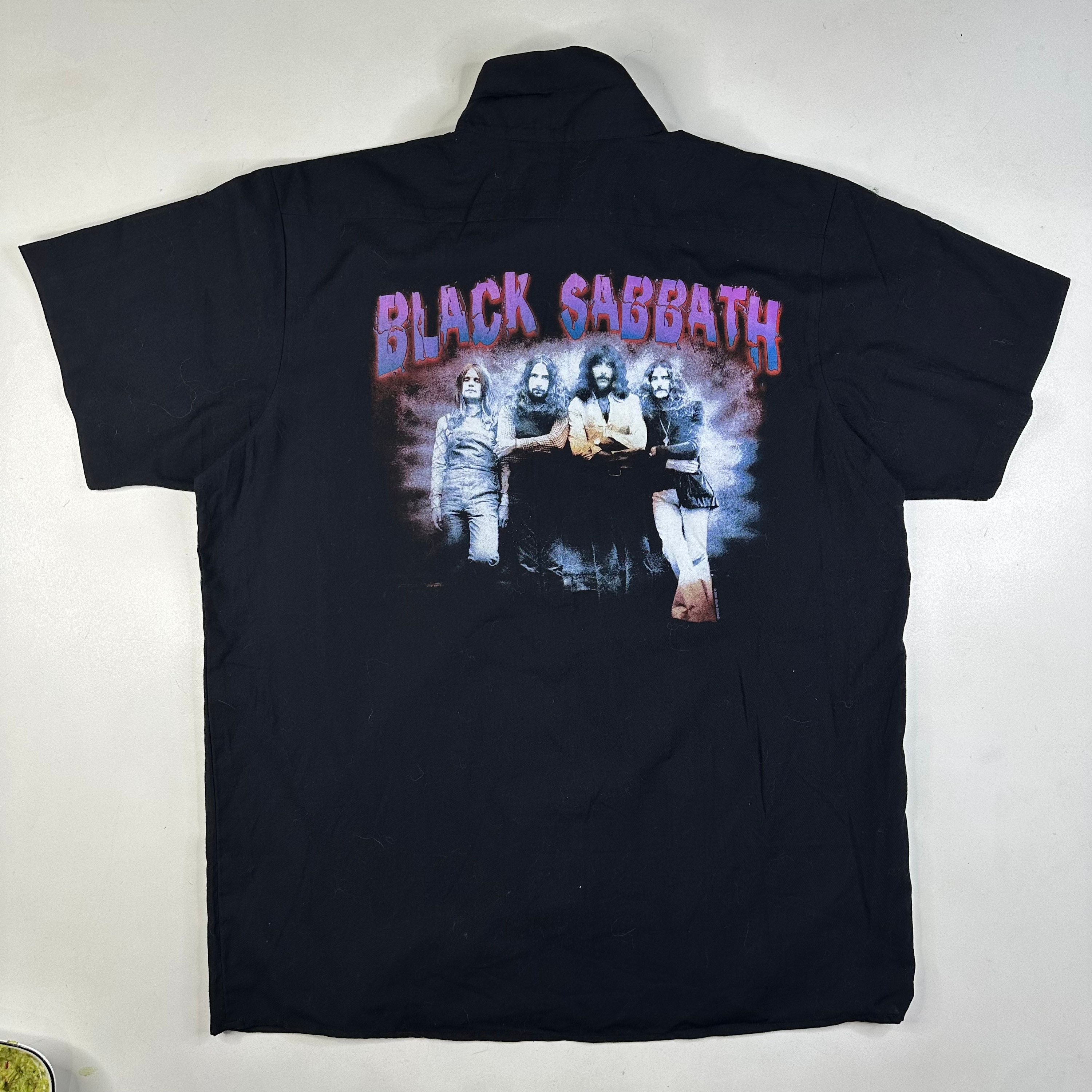 2001 Black Sabbath Button up Shirt Sz XL (X928) - Etsy 2001 Black Sabbath Button up Shirt Sz XL (X928) - Etsy