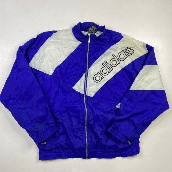 90s Adidas Windbreaker Jacket Sz XL 