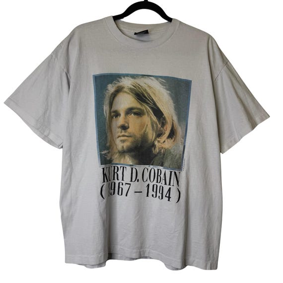 1994 Kurt Cobain Memorial Nirvana T-shirt Sz XL - Etsy Canada
