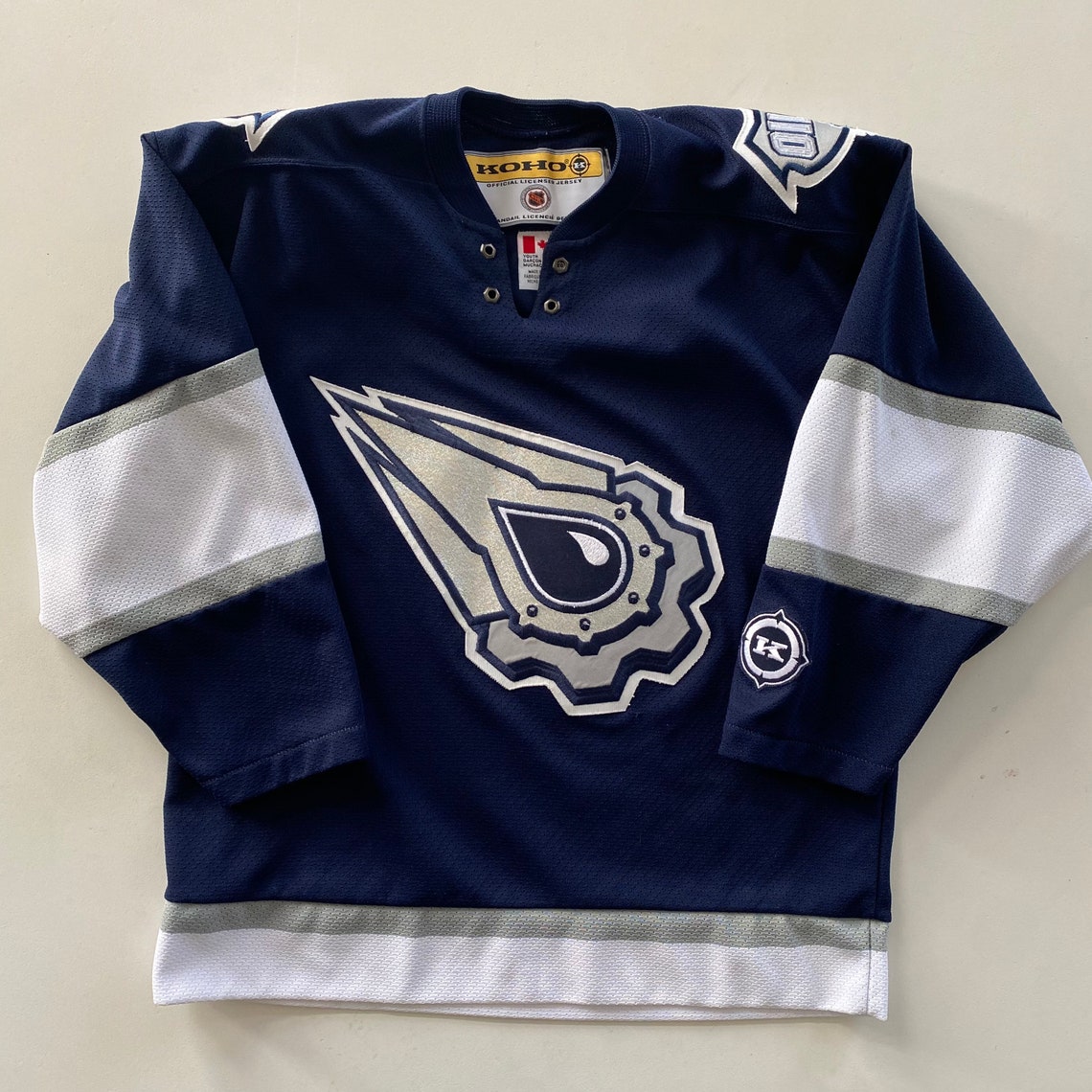 Vintage Edmonton Oilers KOHO Hockey Jersey Oil Drop Etsy