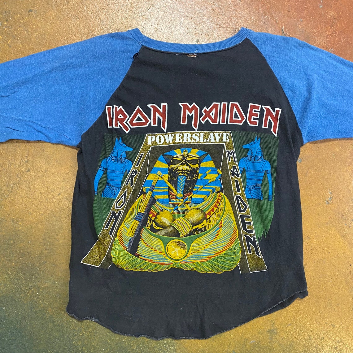 Vintage Iron Maiden Powerslave T-shirt | Etsy