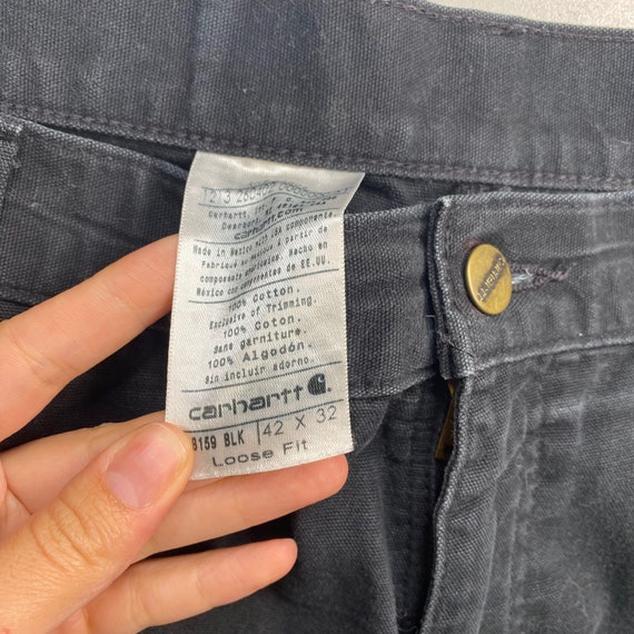 Carhartt Black Loose Fit Jeans Size 42 