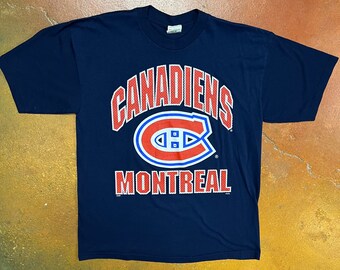 90s Montreal Canadiens T-shirt Sz XL - Etsy Finland