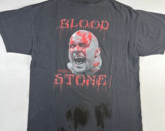 90s Blood from a Stone WWF T-shirt size XL