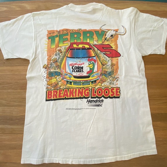 90s Terry Labonte Texas Terry T-Shirt Sz L (A009) - image 1