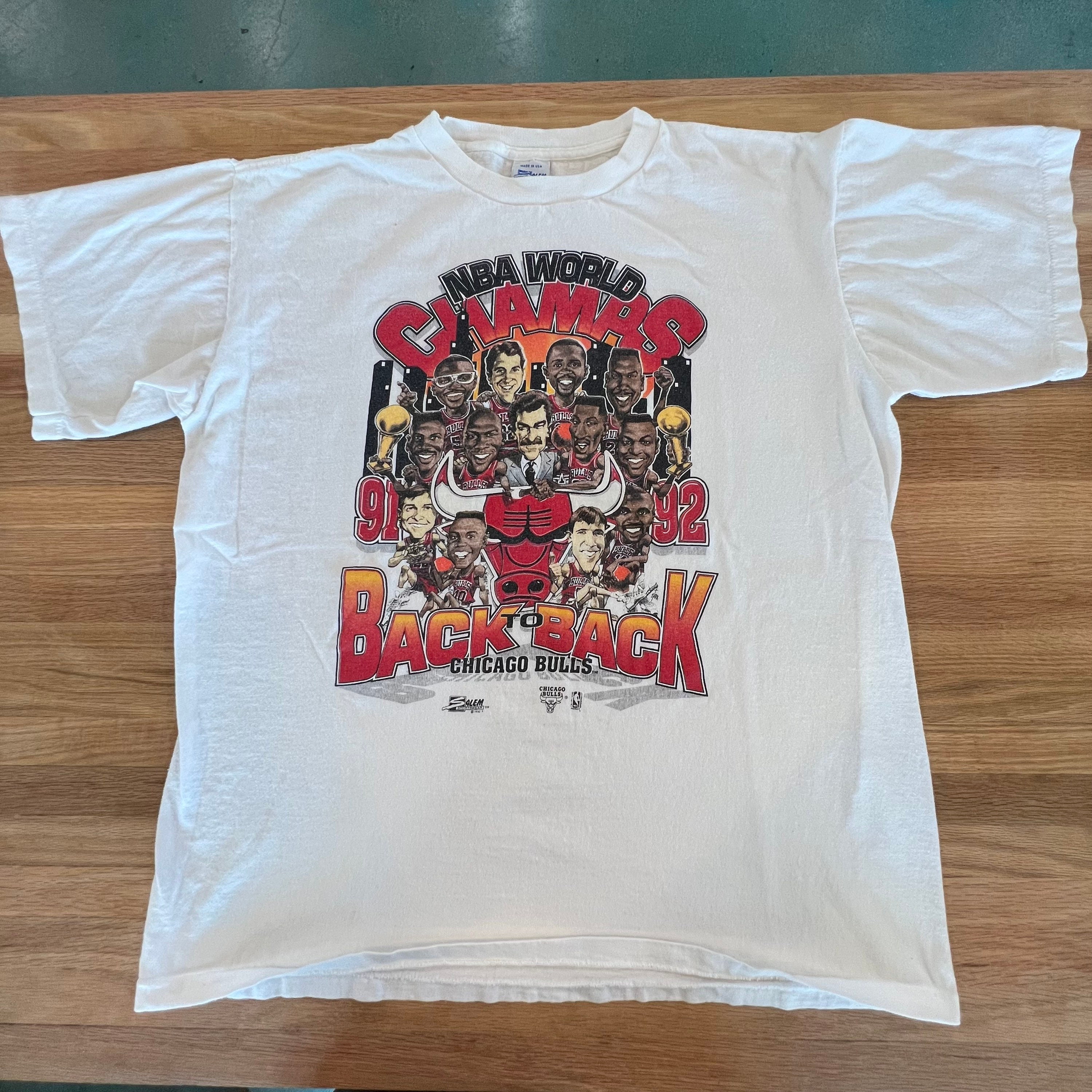 1992 bulls hotsell championship shirt