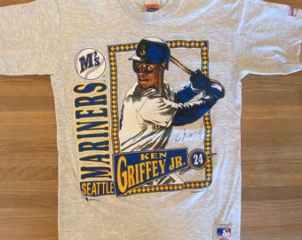 1995 Ken Griffey Jr Mariners T-shirt Sz M (A1657)