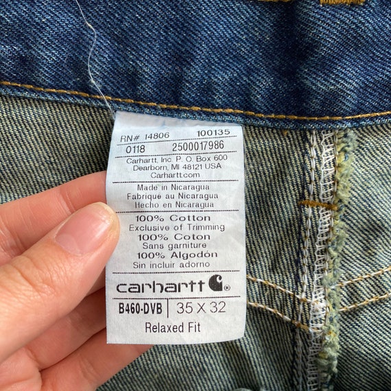 Carhartt Denim Jean Relaxed Fit Work 