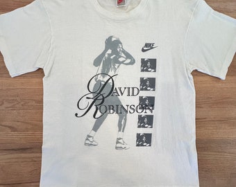 90s David Robinson Nike T-shirt Sz L (A2959)