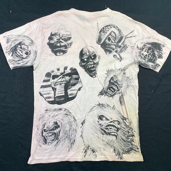 1991 Iron Maiden All Over Print AOP T-shirt XL - Etsy
