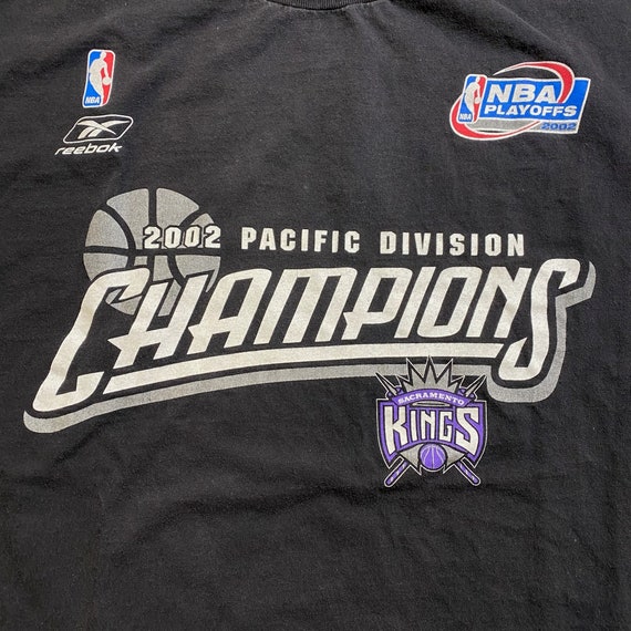 2002 Sacramento Kings Pacific Divisoon Champs T-shirt Sz XL