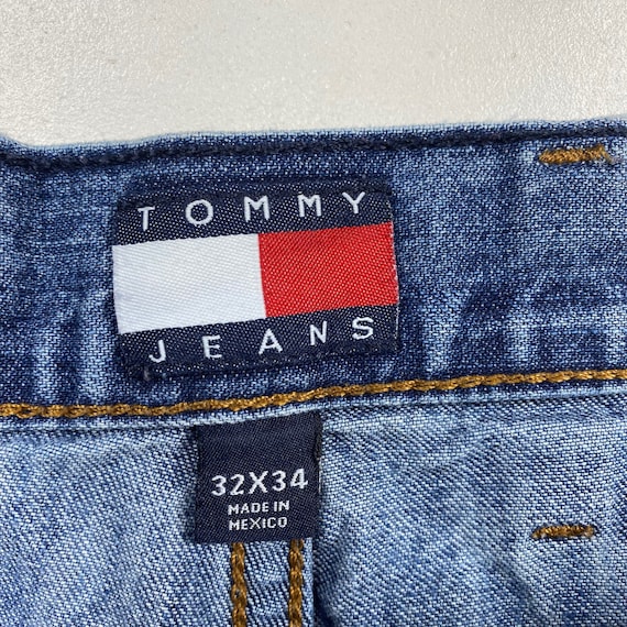 Hoogland piek Boek Vintage Tommy Hilfiger Denim Blue Jeans 32 X 34 1001 - Etsy Finland