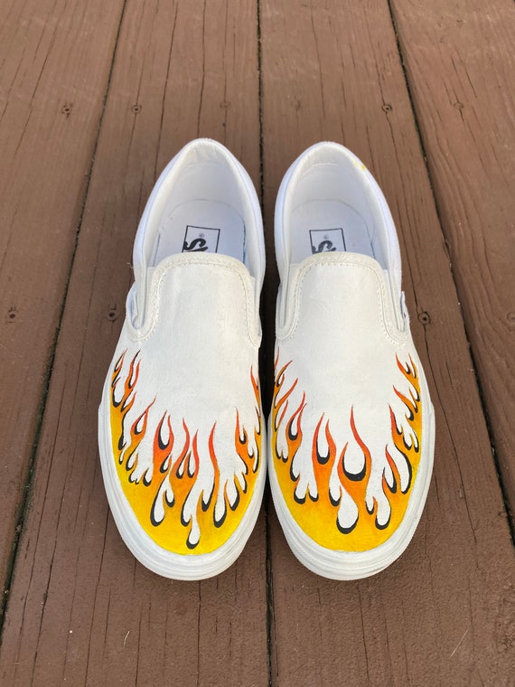 vans custom fire