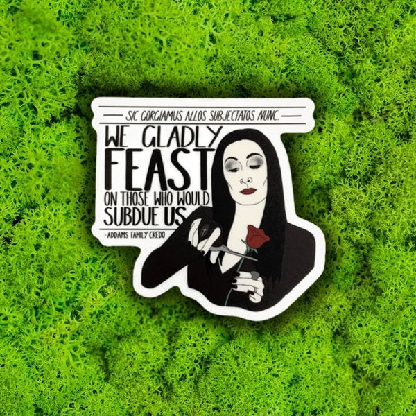 morticia addams family credo