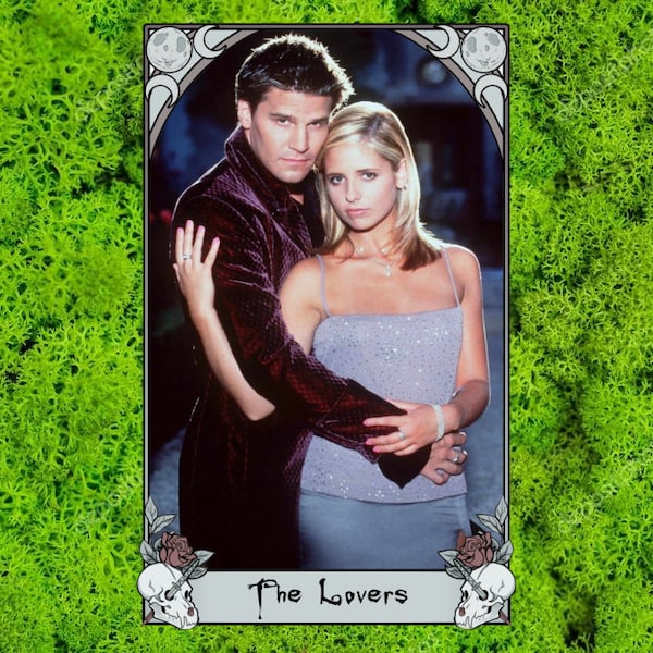 Buffy The Lovers Tarot Card Sticker