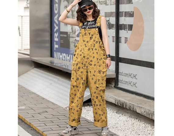 loose fit dungarees