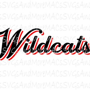 Wildcats Double Drop Shadow