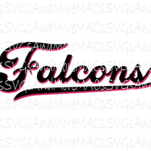 Falcons Script Drop Shadow