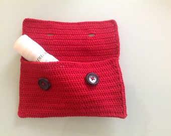 CROCHET INSTRUCTIONS: Tobacco pouch/storage