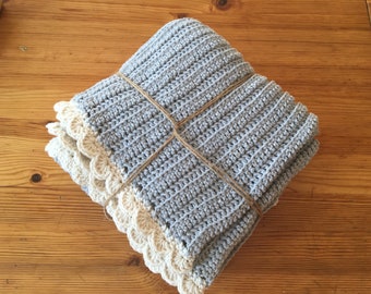 CROCHET INSTRUCTIONS: Baby blanket Leo, great for beginners