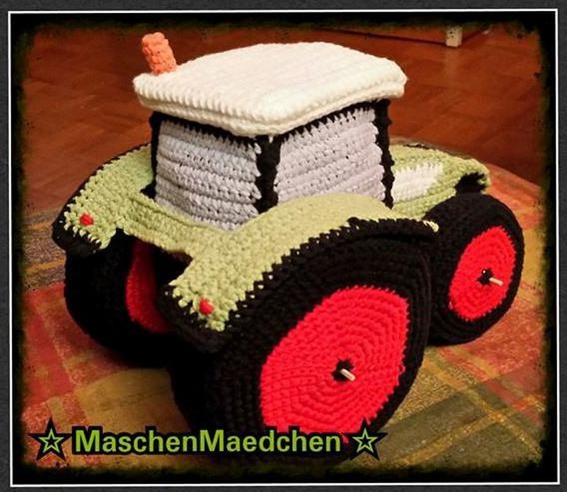 Häkelanleitung Trecker Traktor Landmaschine - Etsy.de