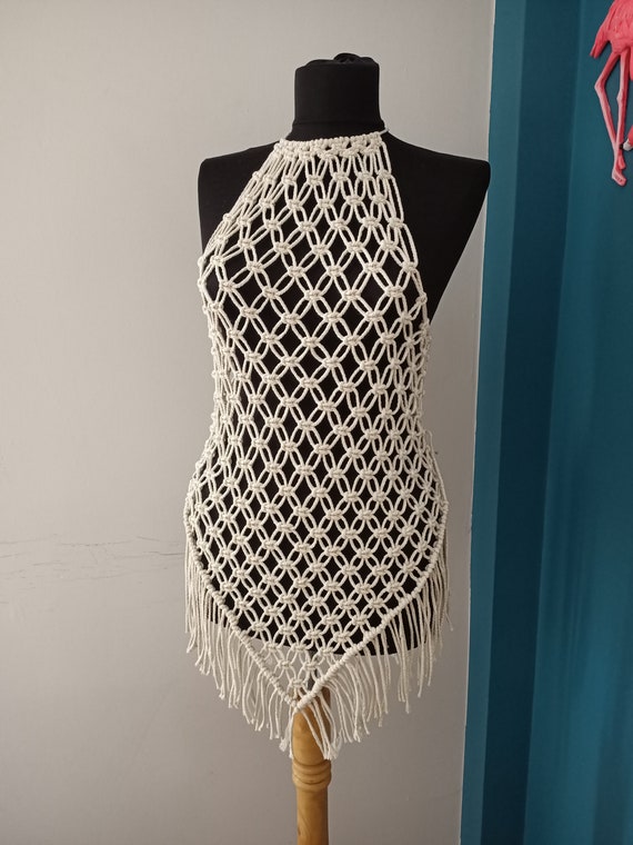 knee length dresses for ladies HONEY MACRAME MINI DRESS