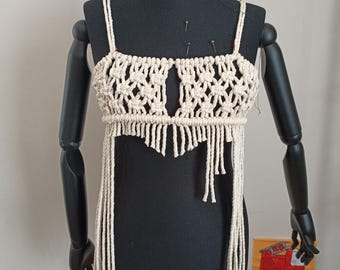 Macrame Top Tutorial: Beginner-Friendly DIY Pattern (PDF)