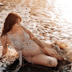 Geraldine Macrame Bohemian Dress for your photoshooting, beach or festival