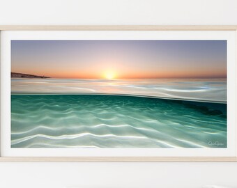 ocean print underwater print underwater wave Ocean photography underwater photo wall art ocean art home decor pristine underwater