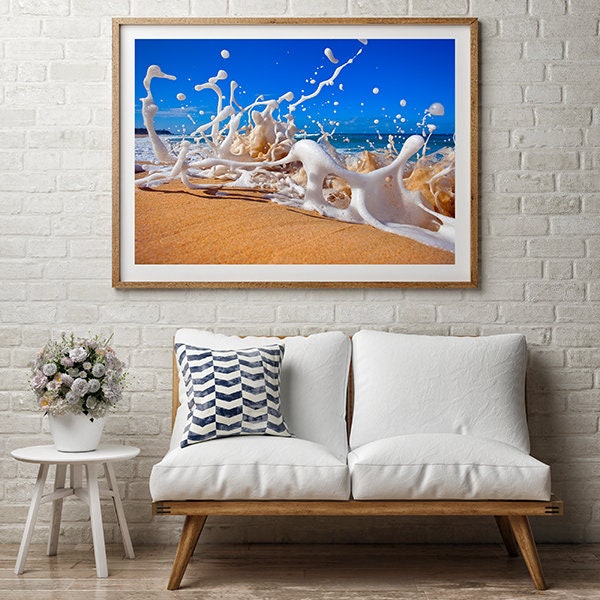 Beach Photography Ocean Art Sandy Beach Print Beach Print - Etsy Australia