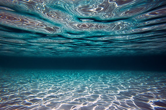ocean print underwater print underwater wave Ocean photography underwater photo wall art ocean art home decor pristine underwater