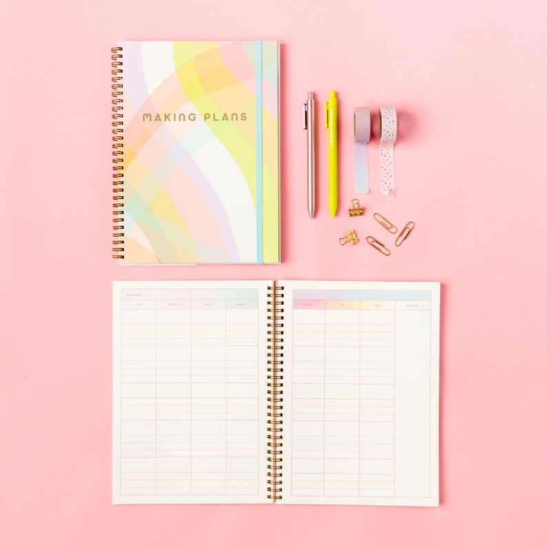 Perpetual Planner - Rainbow Gradient - Talking Out Of Turn