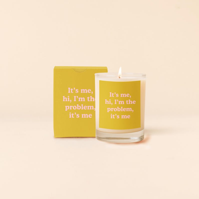 Talking Out Of Turn Rock Glass Candle - Thumbnail 4