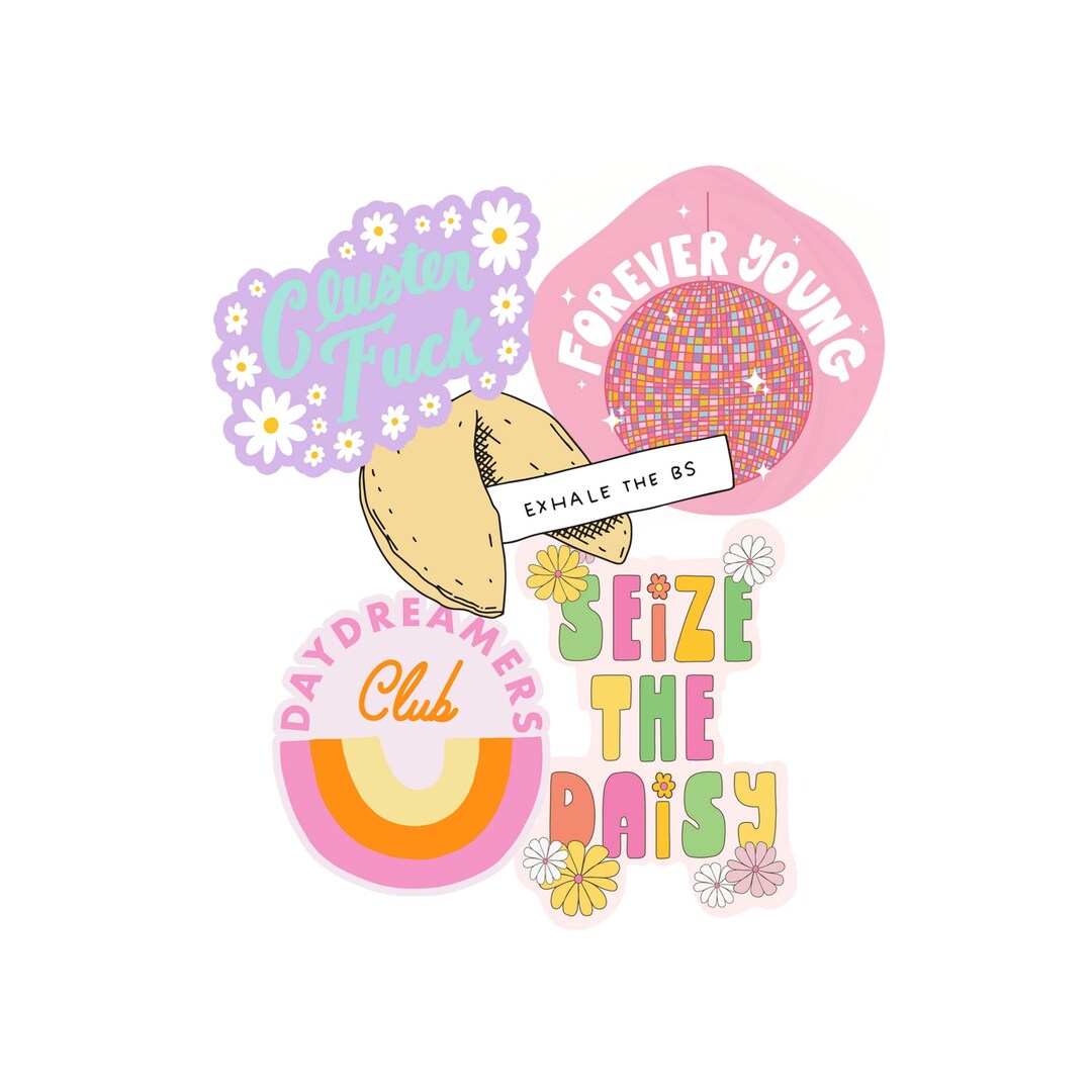Non-packaged Individual Stickers, Fun Stickers, Retro Stickers ...