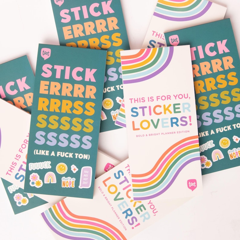 Sticker Booklet - Etsy