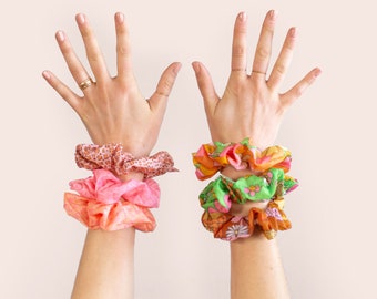 Groovy Scrunchie Set, Scrunchies, Hair Clouds, Ponytail Holder, Hairband, Hair Tie