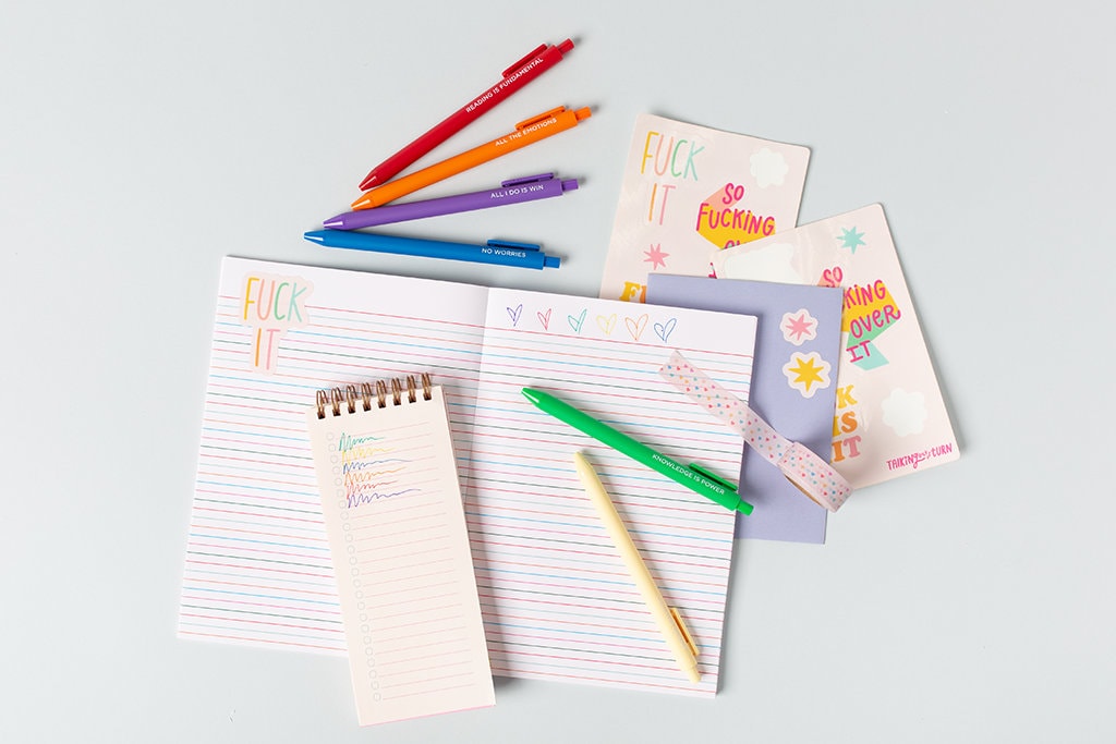 Jotter Pen Set – F*ck if I Know (4 pack) - Be Made