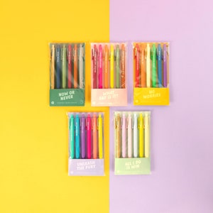 Jotter Sets 6 pack, Jotter Pen Set, Colorful Pen Set