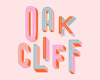 Oakcliff Poster - 16x12