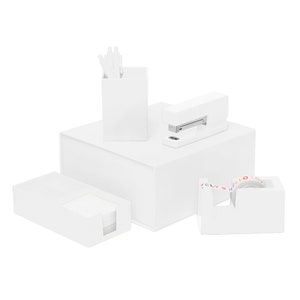 White Desk Set