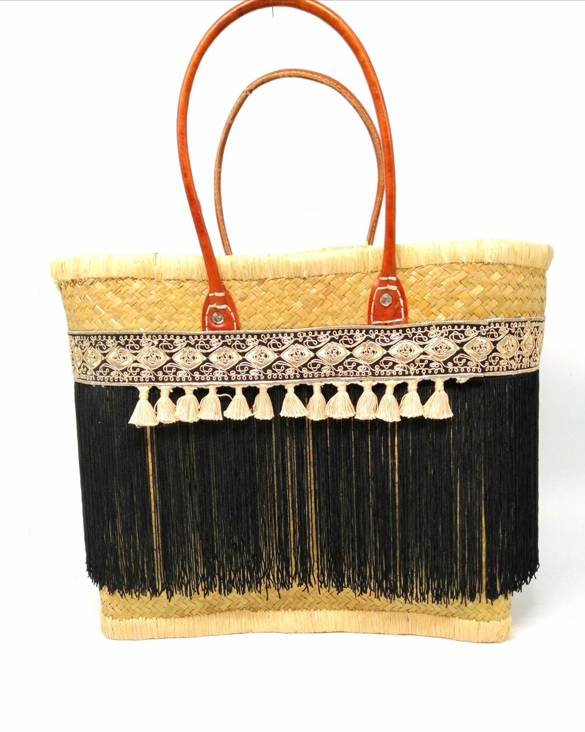 Handmade Straw Beach. Raffia Madagascar Bag. Beach bag ethnic Etsy