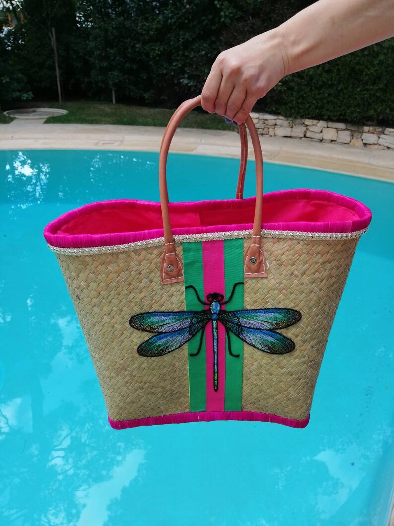 Handmade Straw Beach Bag. Beach bag Raffia Madagascar. Etsy