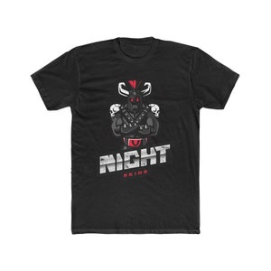 Night Skin Warriors Men&#39;s Cotton Crew Tee