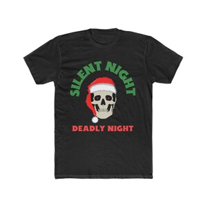 Men&#39;s Horror Tshirt Silent Night Deadly Night Horror Xmas Tee
